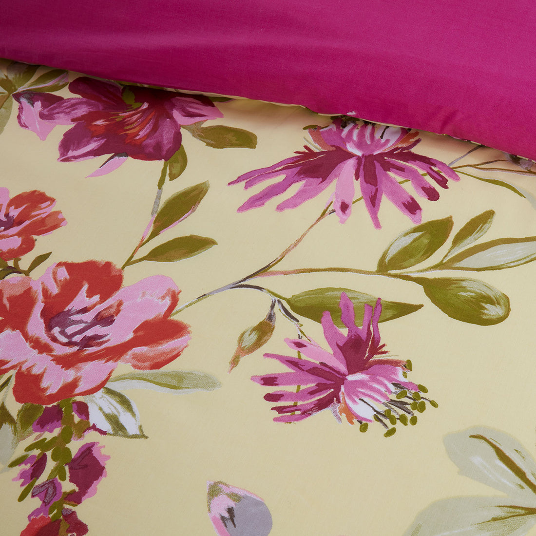Lara Lemon Bright Floral Duvet Set Julian Charles Home