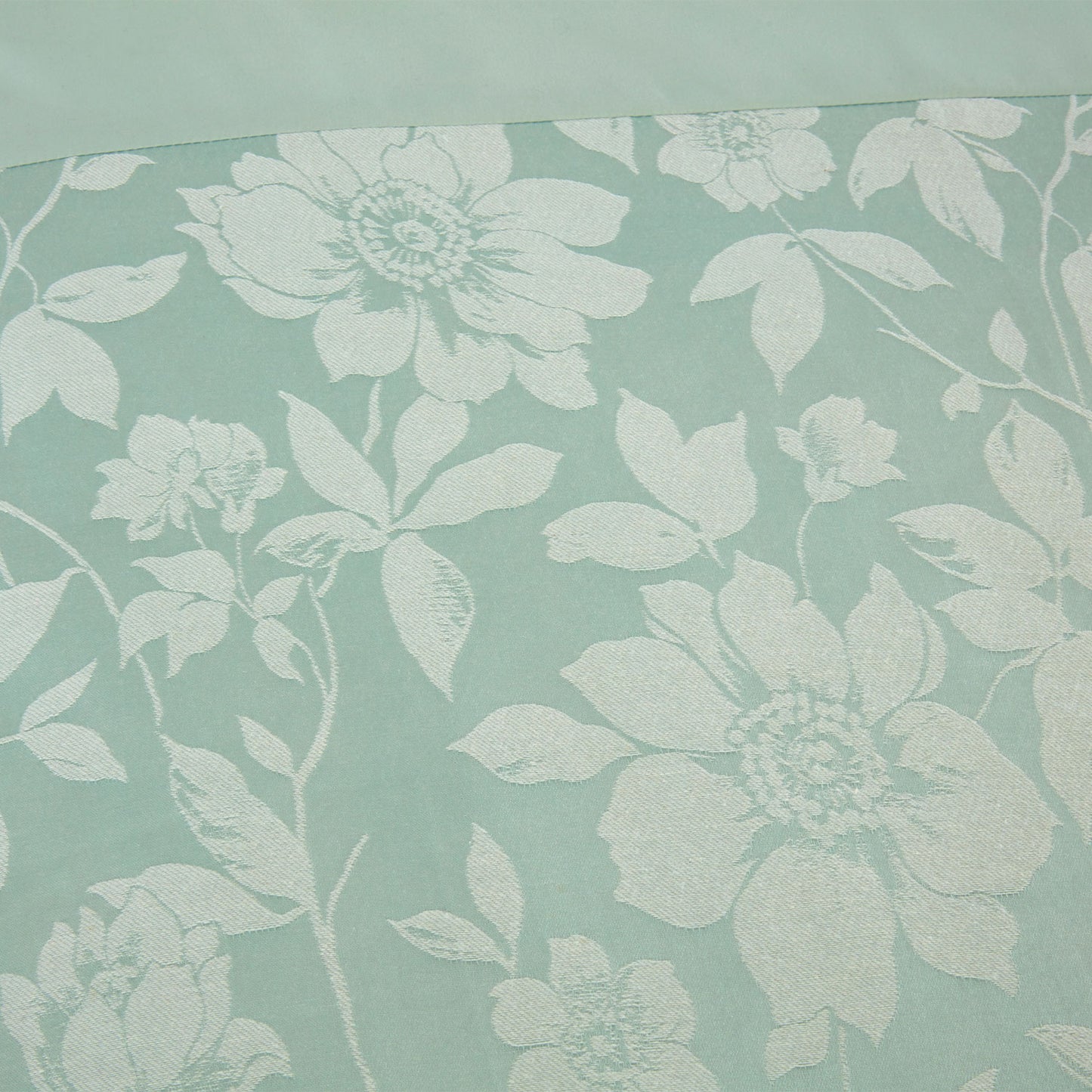 Lottie Soft Green Luxury Cotton Rich Jacquard Duvet Cover