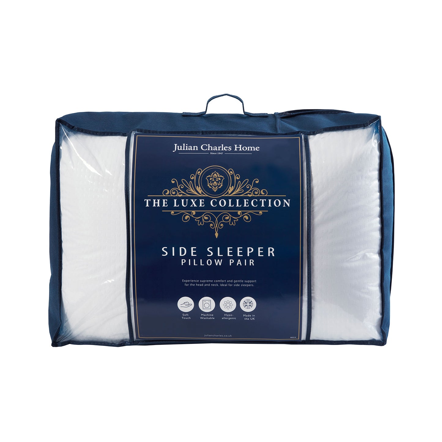 Luxe Side Sleeper Pillow Pair - Medium Support