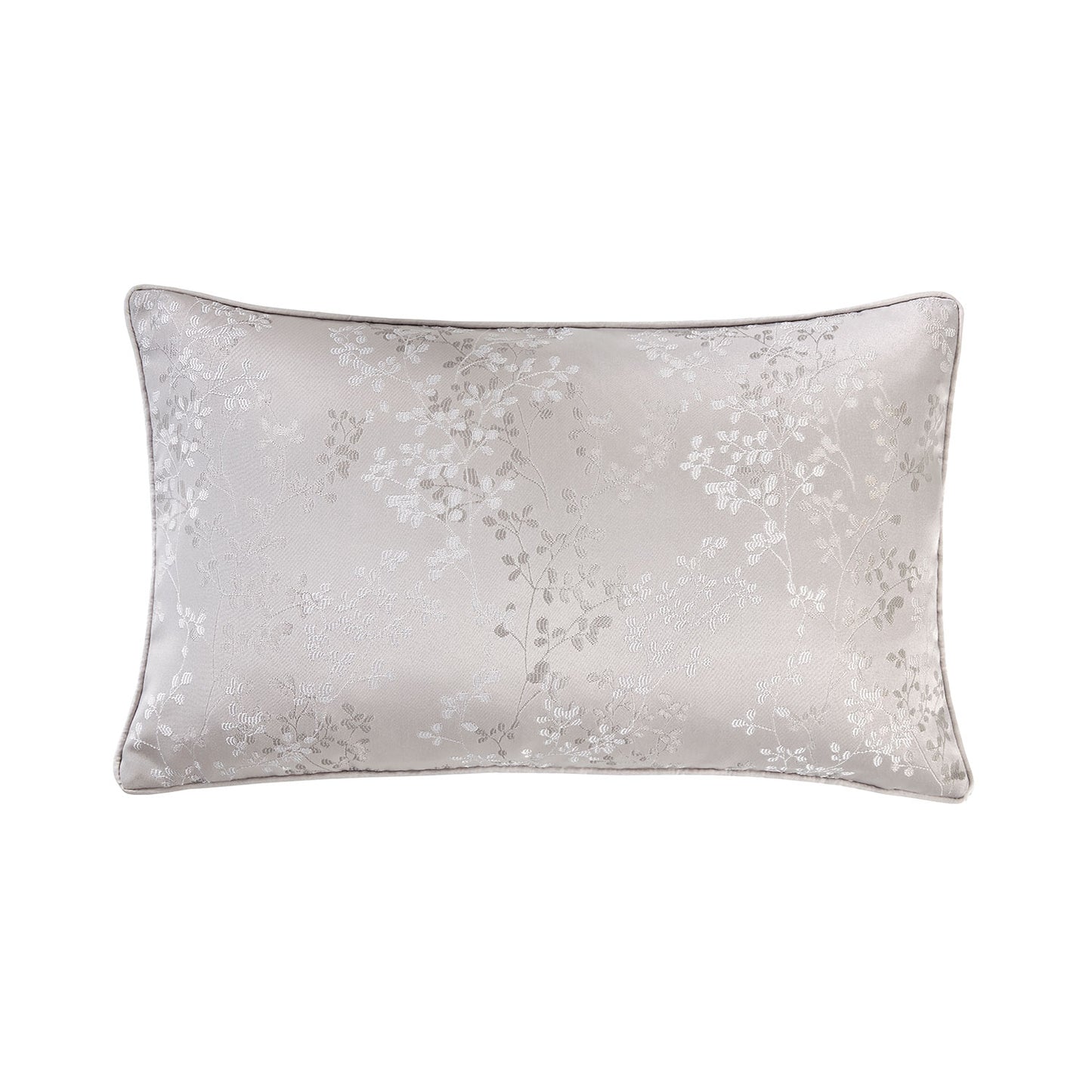 Melody Silver Boudoir Cushion (30cm x 50cm)