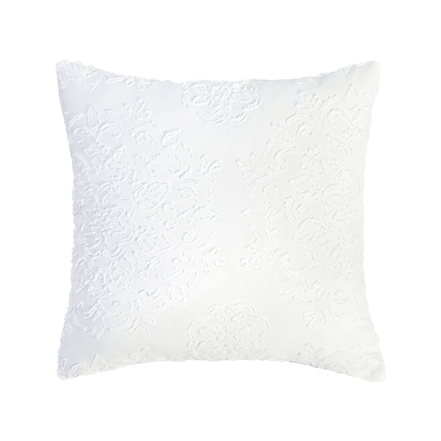 Melody White Tufted Cushion