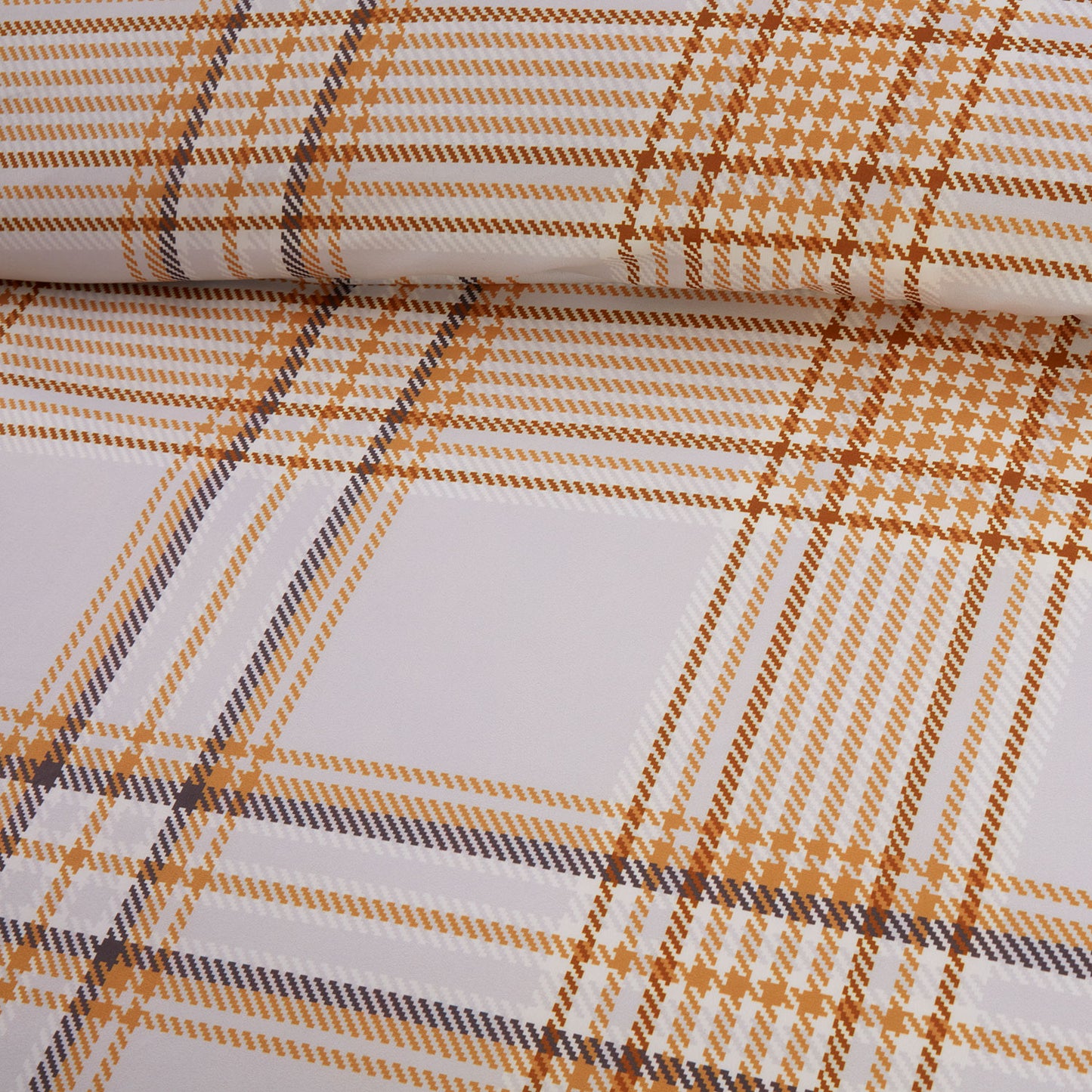 Morgan Ochre Check Super Soft Duvet Set