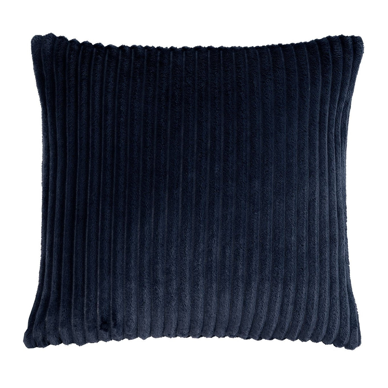 Harper Navy Blue Fleece Cushion (43cm x 43cm)