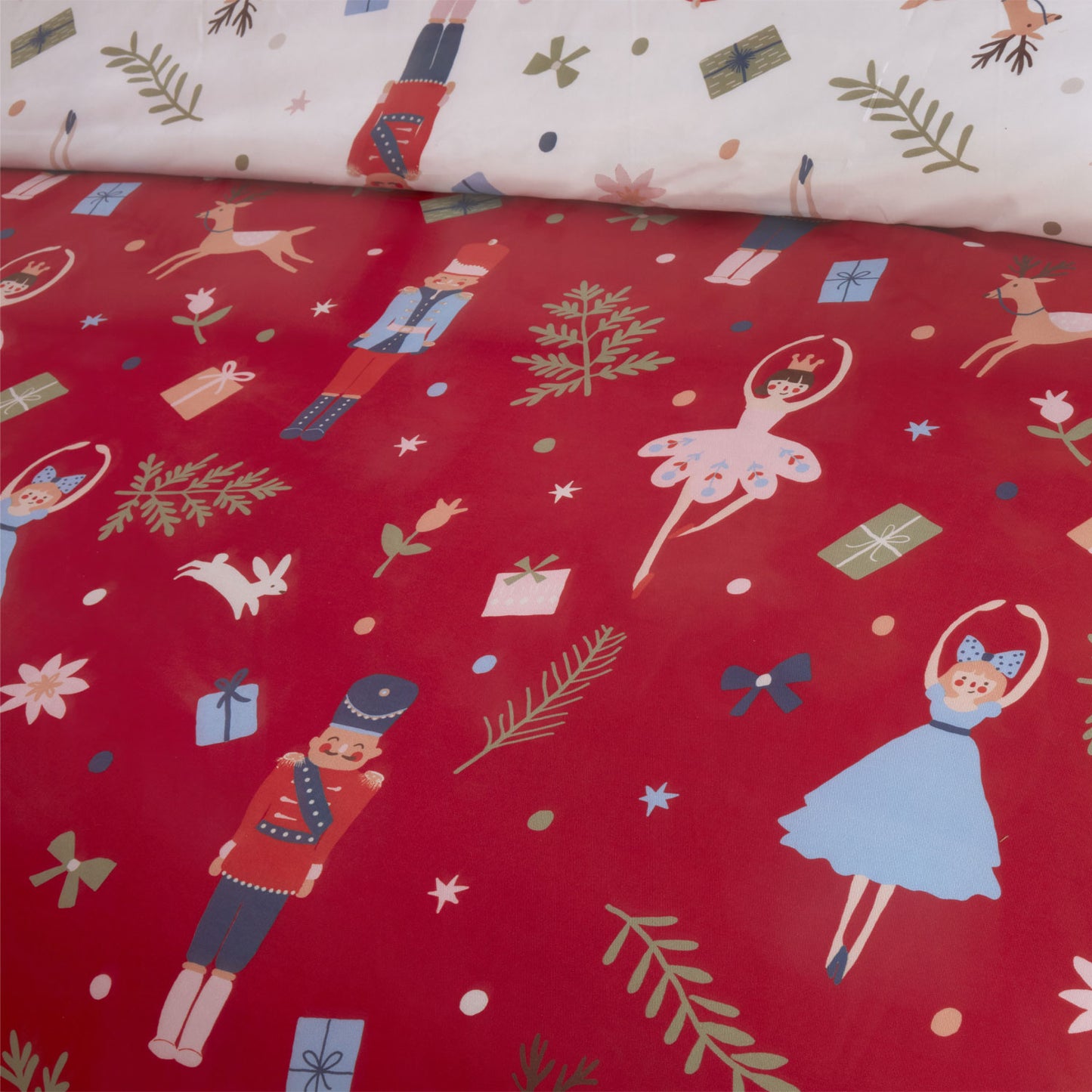 Nutcracker Christmas Reversible Super Soft Duvet Set