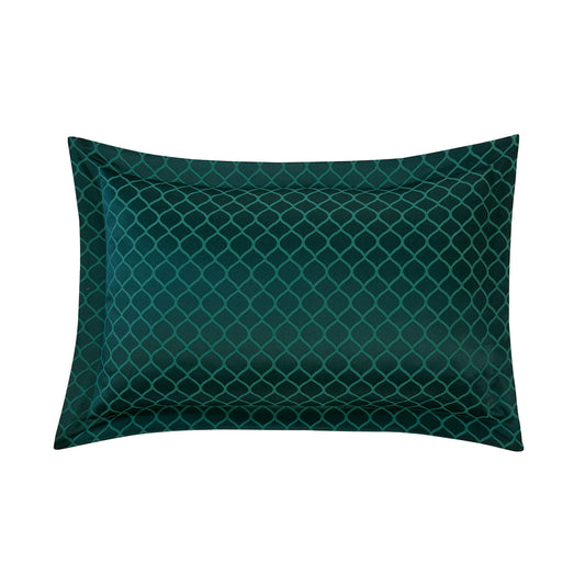 Othello Emerald Jacquard Oxford Pillowcases (Pair)