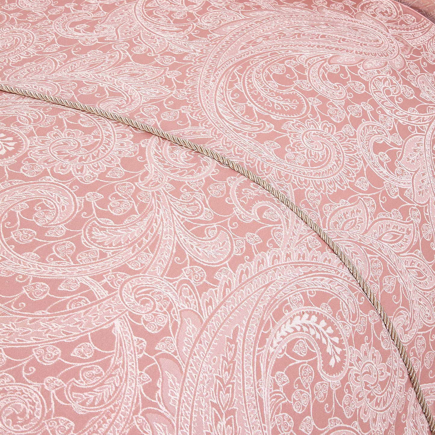 Paisley Blush Luxury Jacquard Duvet Set