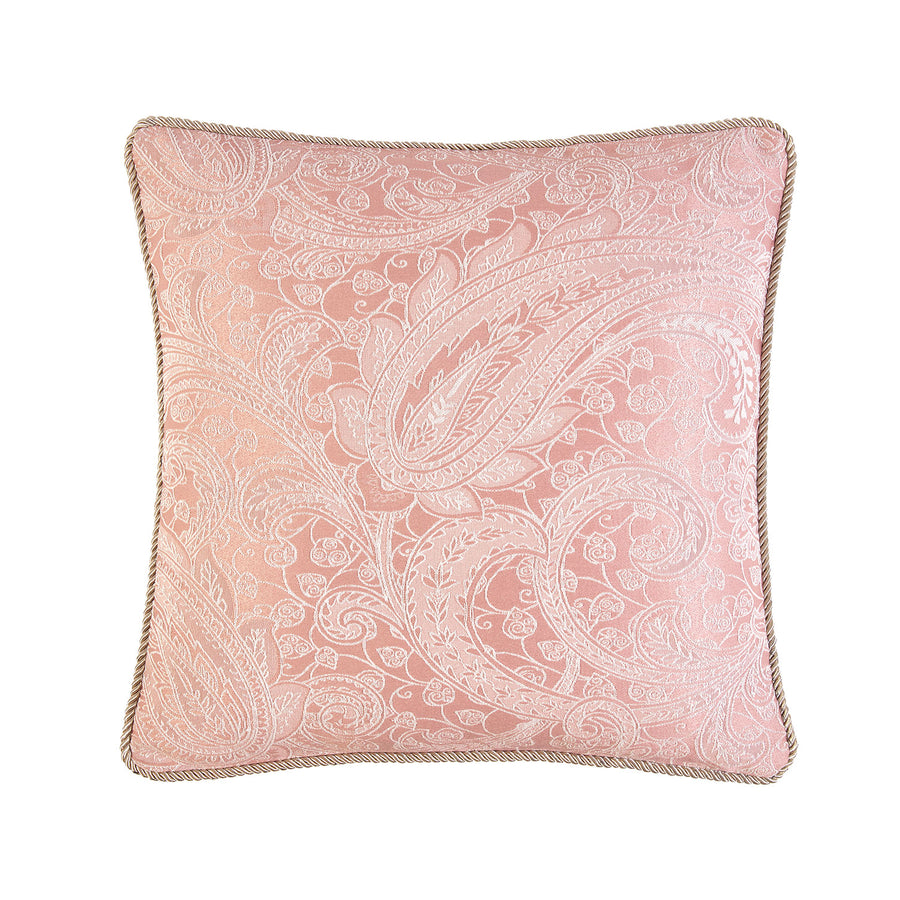 Paisley Blush Square Cushion