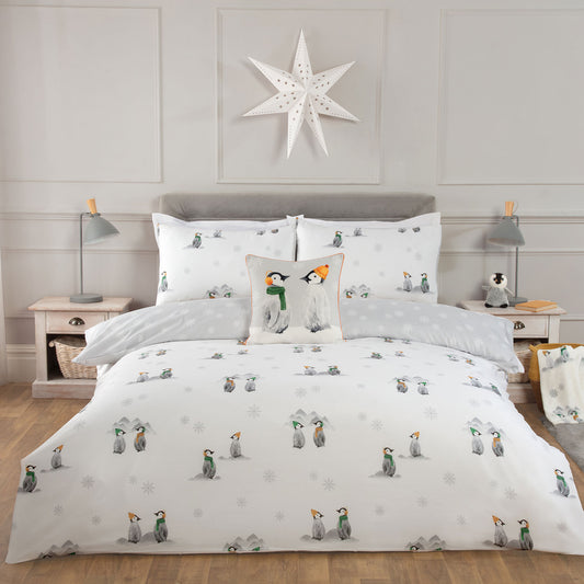 Penguin Pals Reversible Super Soft Duvet Set