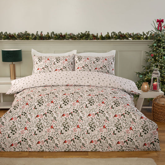 Scandi Robin Natural Super Soft Duvet Set