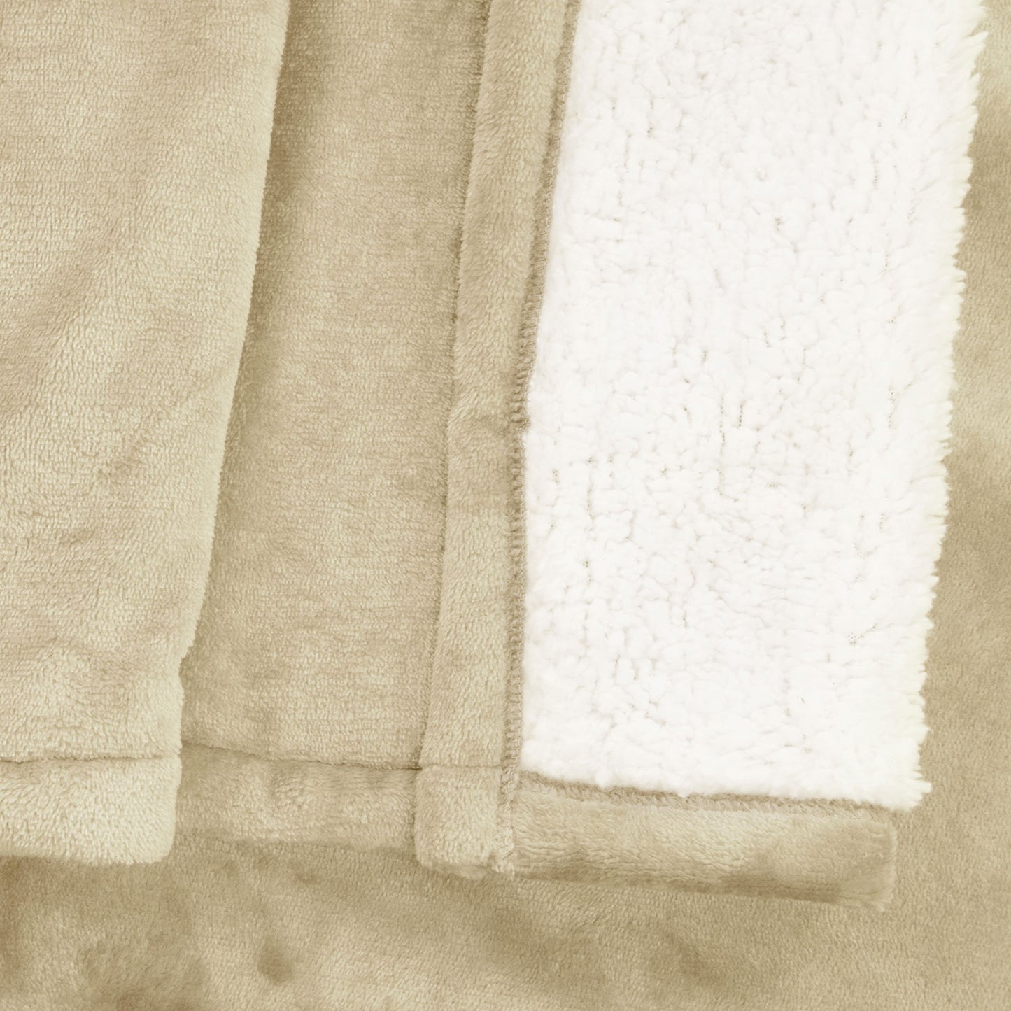 Self Heating Natural Fleece Throw Blanket