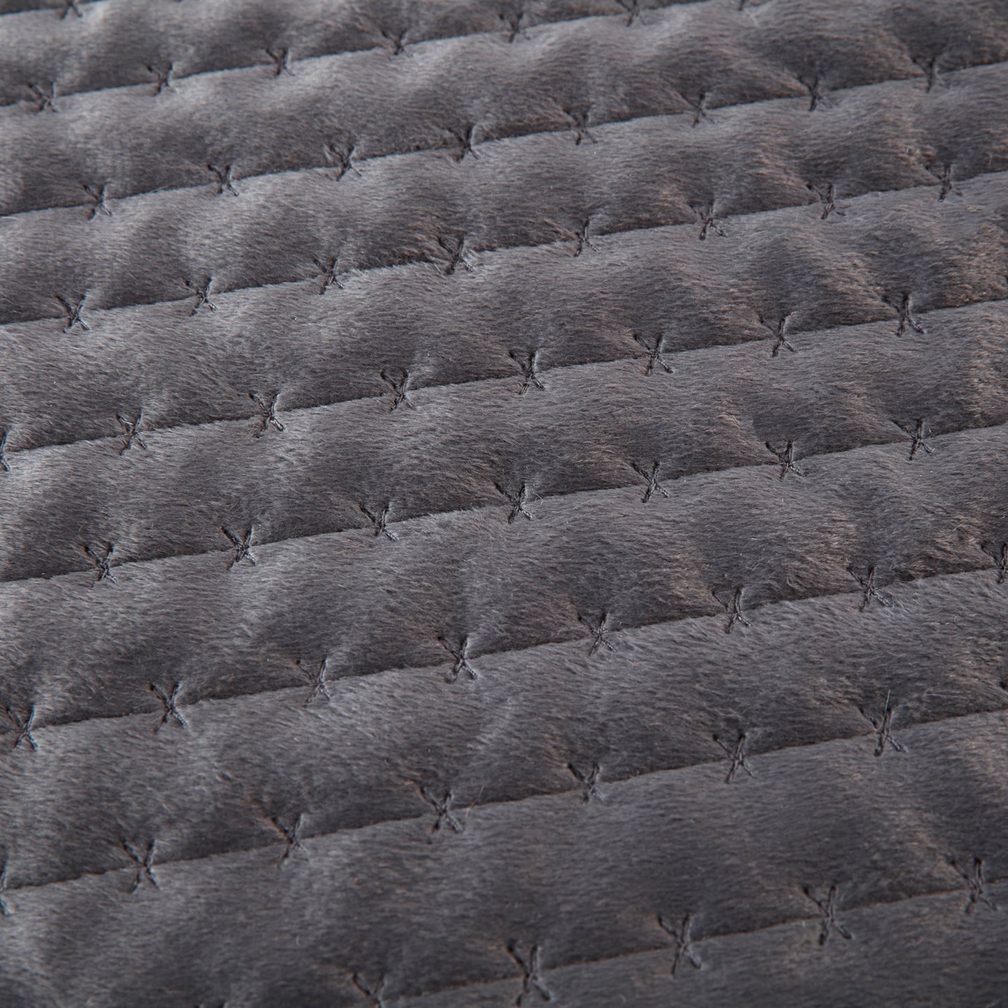 Sicily Velvet Charcoal Textured Throw