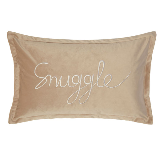 Snuggle Natural Velvet Cushion (30cm x 50cm)