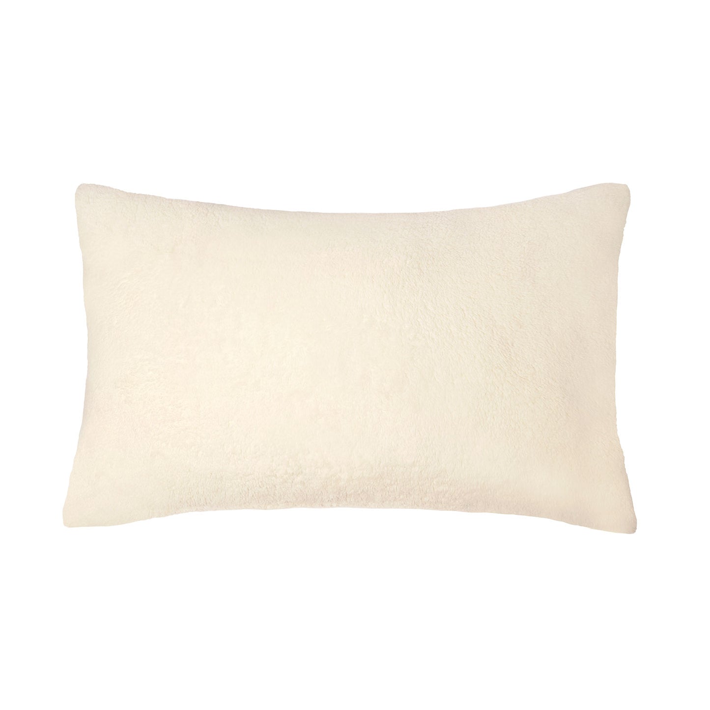 Cream Teddy Fleece Housewife Pillowcase Pair