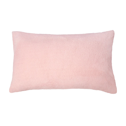 Blush Pink Teddy Fleece Housewife Pillowcase Pair