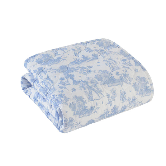 Toile Blue Throw (240cm x 160cm)