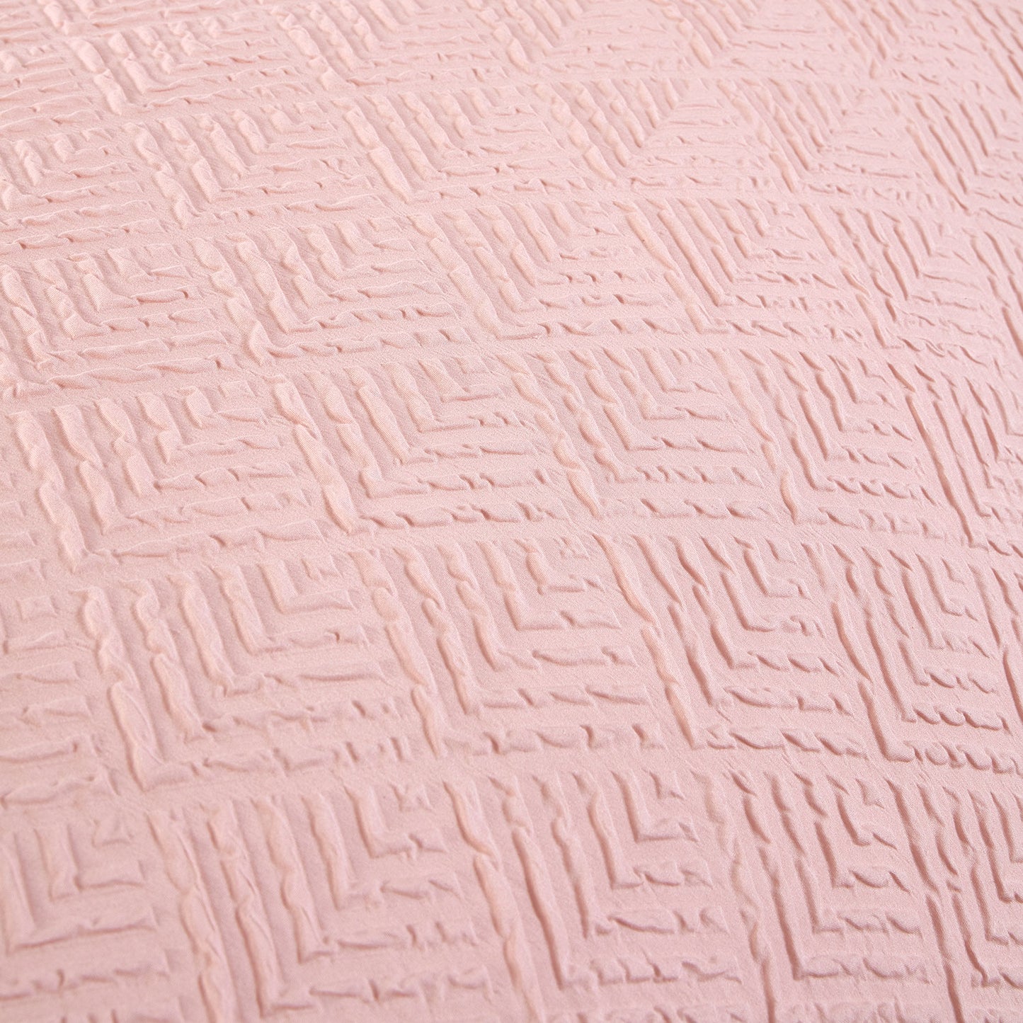 Verve Blush 3D Chevron Super Soft Duvet Set