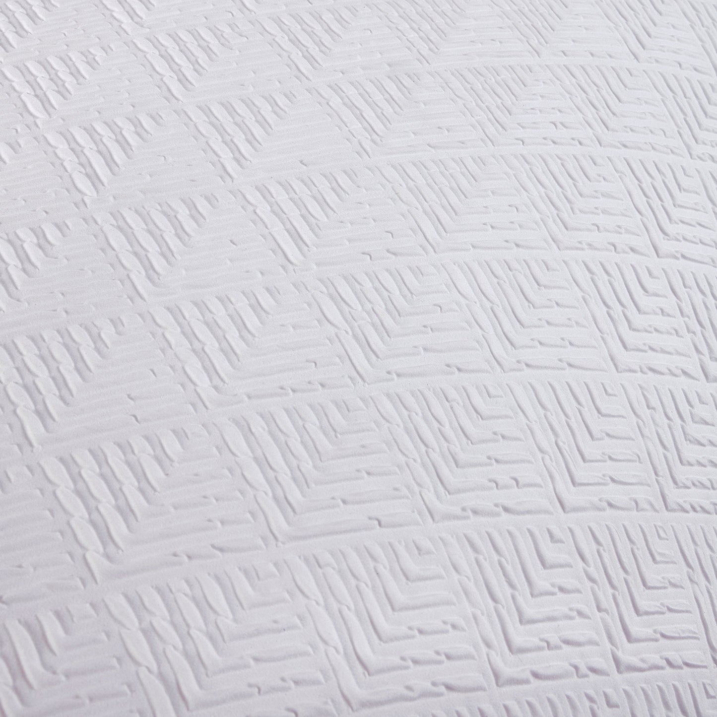 Verve White 3D Chevron Super Soft Duvet Set