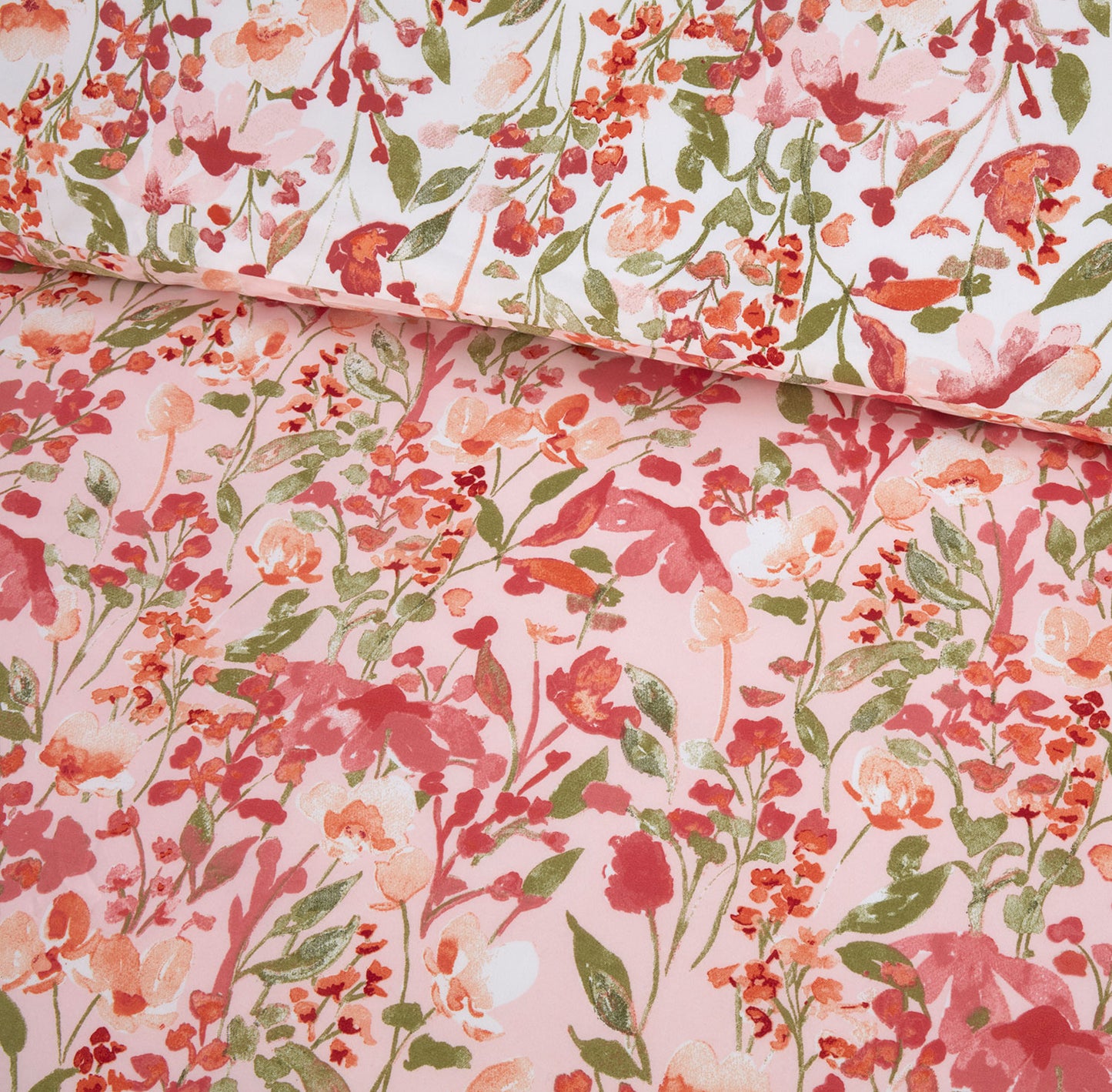 Wildflower Pink Reversible Duvet Set