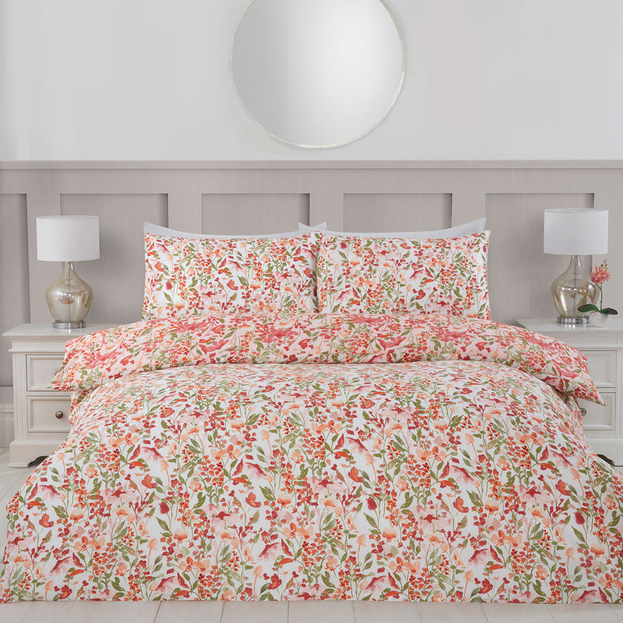 Wildflower Pink Reversible Duvet Set