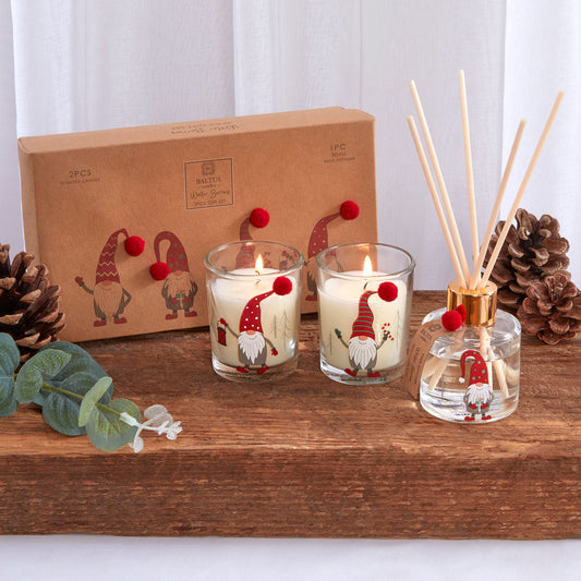 Gonk Winter Berries Candle and Diffuser Gift Set