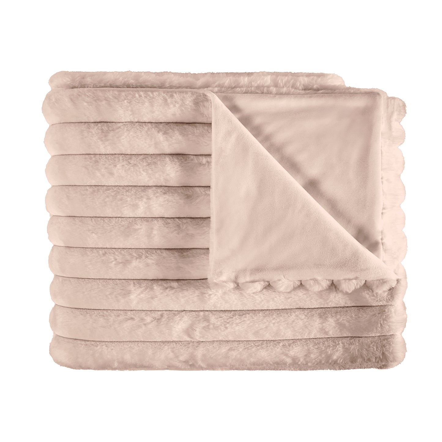 Fairmont Mink Luxury Faux Fur Throw (130cm x 200cm)