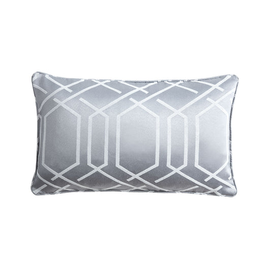 Hamilton Silver Boudoir Cushion (30cm x 50cm)