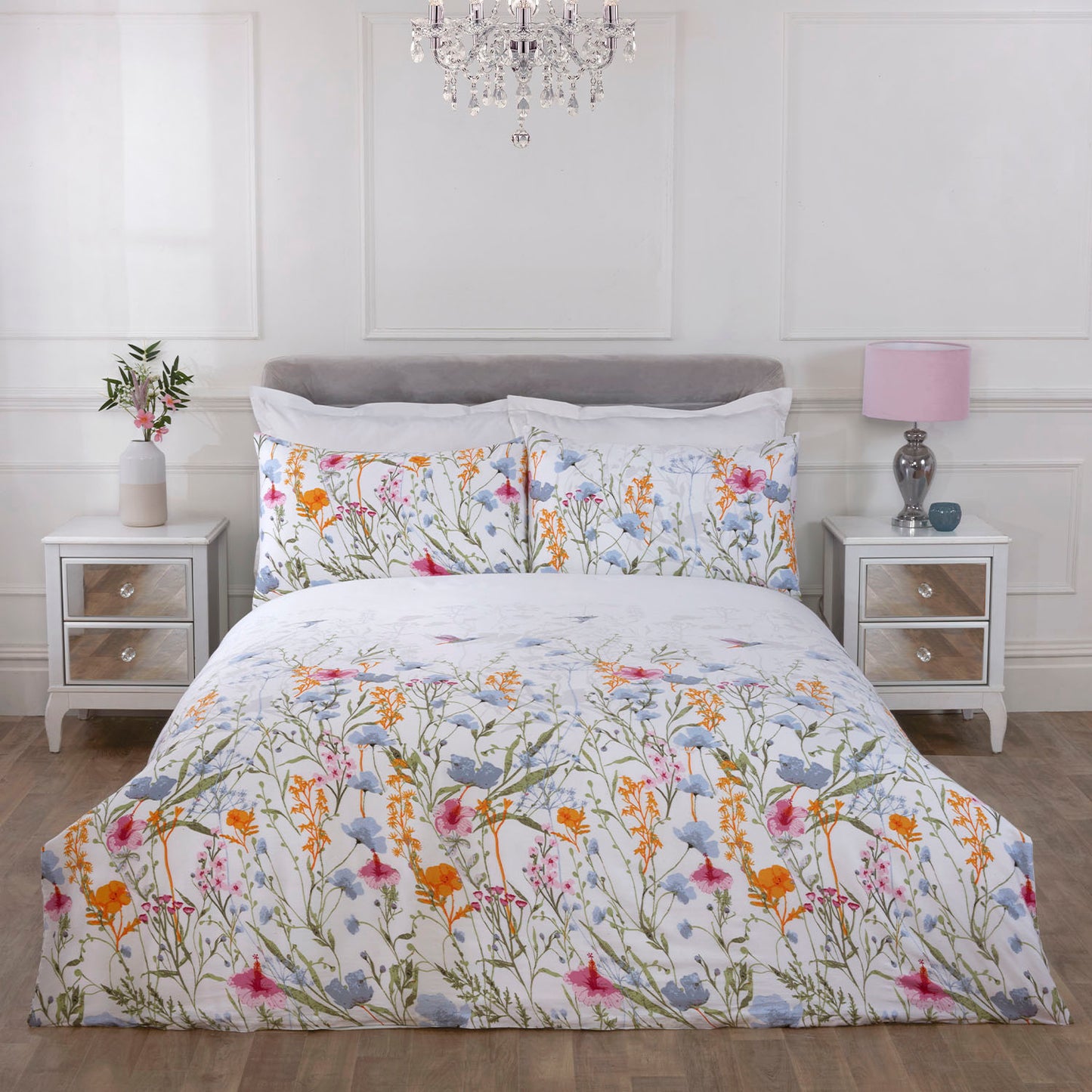 Meadow Multi Floral 200 Thread Count Cotton Duvet Set