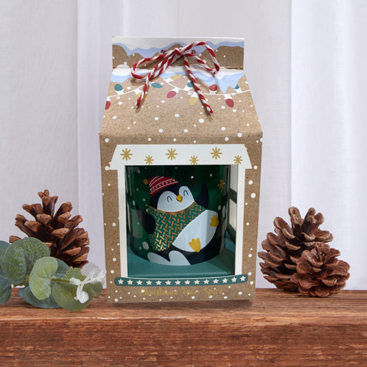 Penguin Character Fig & Eucalyptus Scented Candle