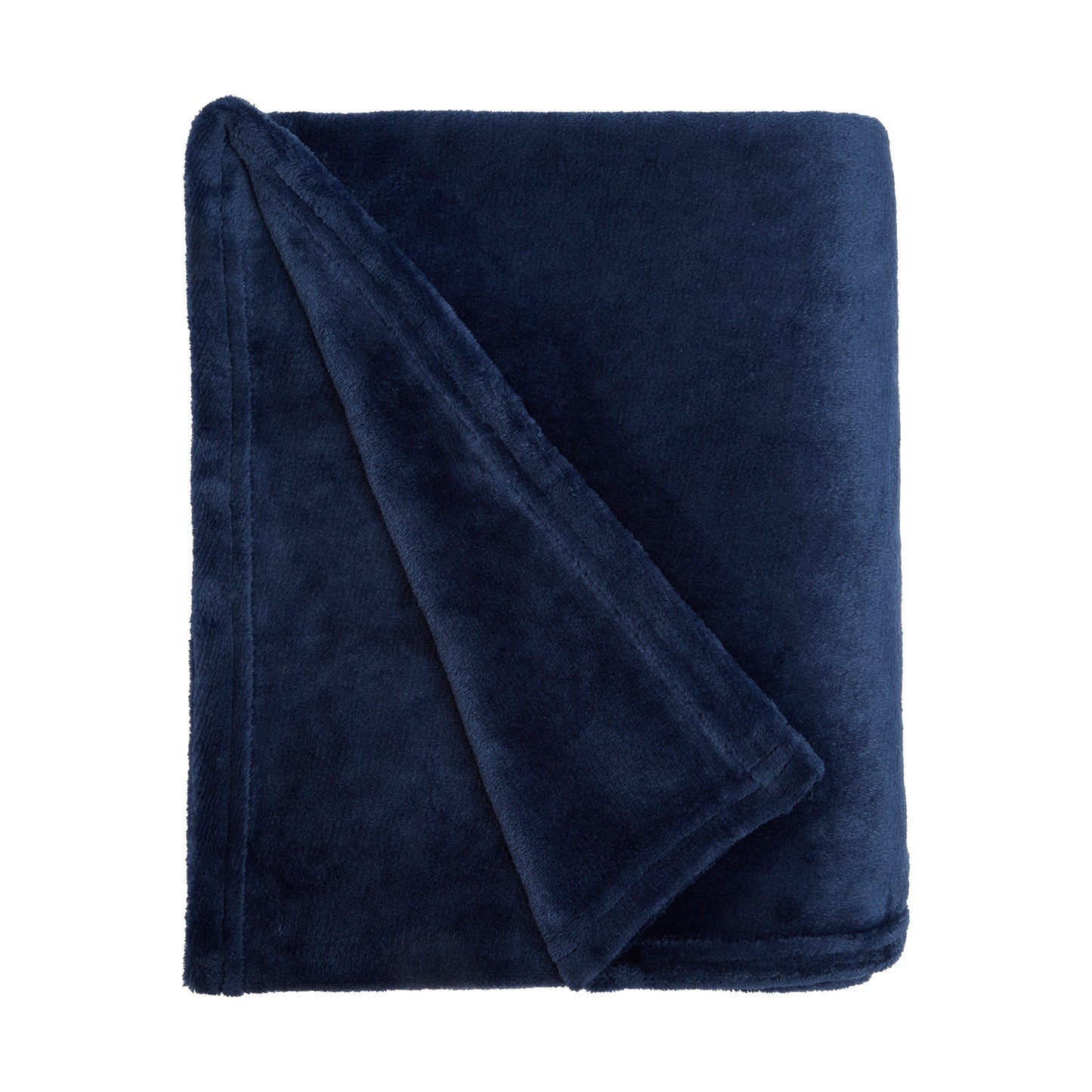 Luxor Navy Fleece Throw (120cm x 150cm)