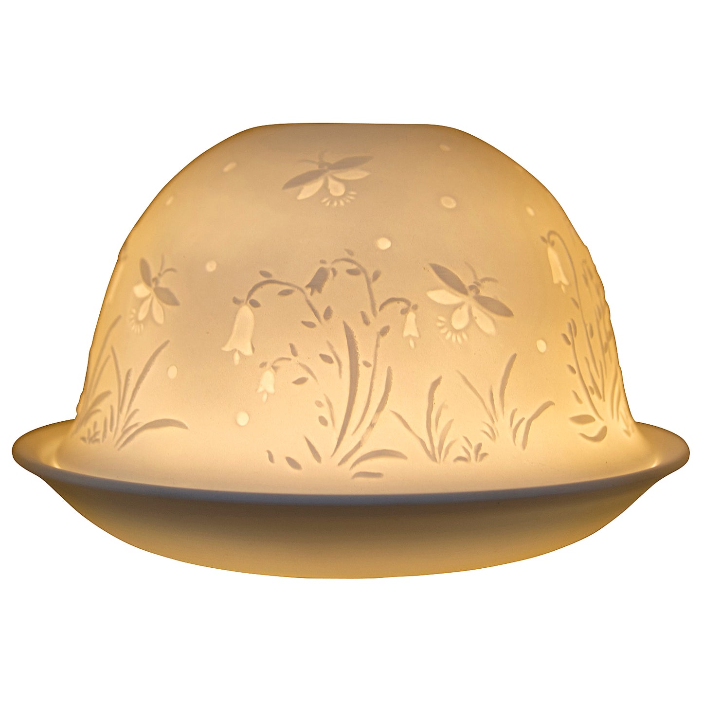 Nordic Lights Stencil Flower Candle Shade