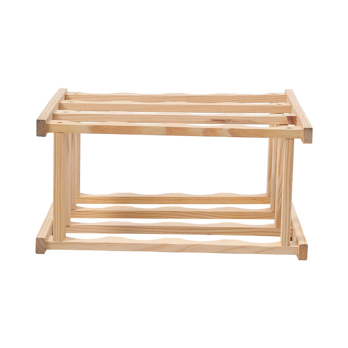 Natural Bamboo Wine Rack for 16 Bottles