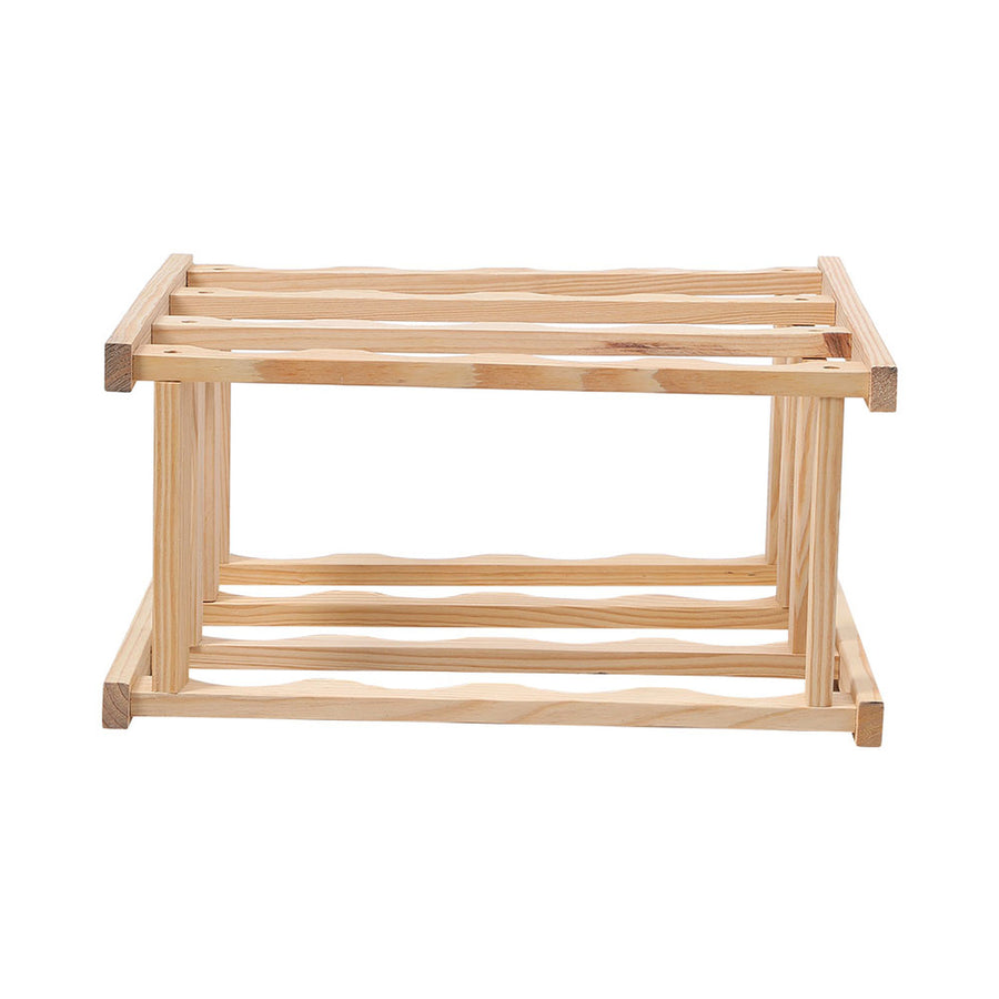 Natural Bamboo Wine Rack for 16 Bottles