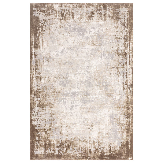 Kuza Border Beige Rug