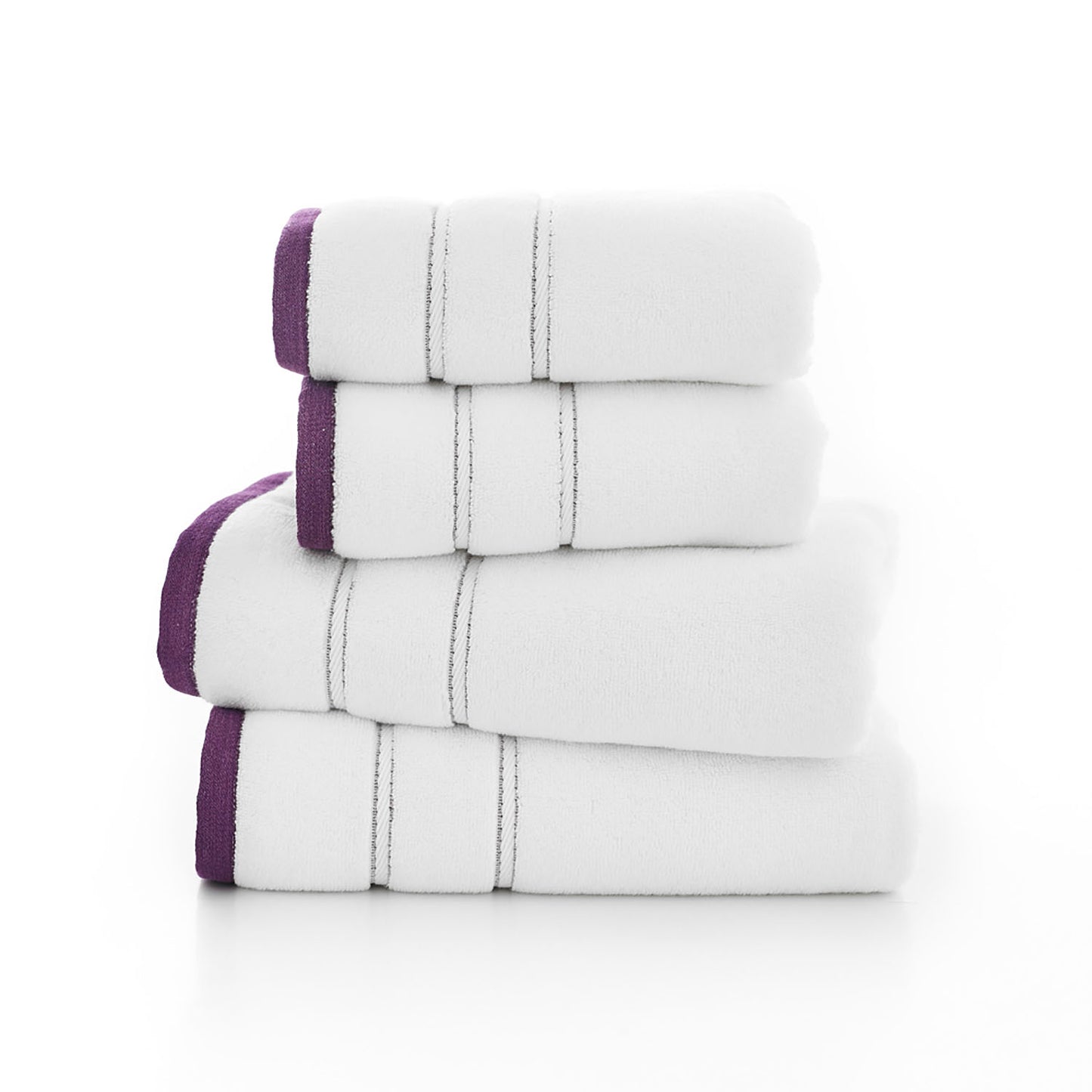 Lobster Creek Delamere Purple Towels