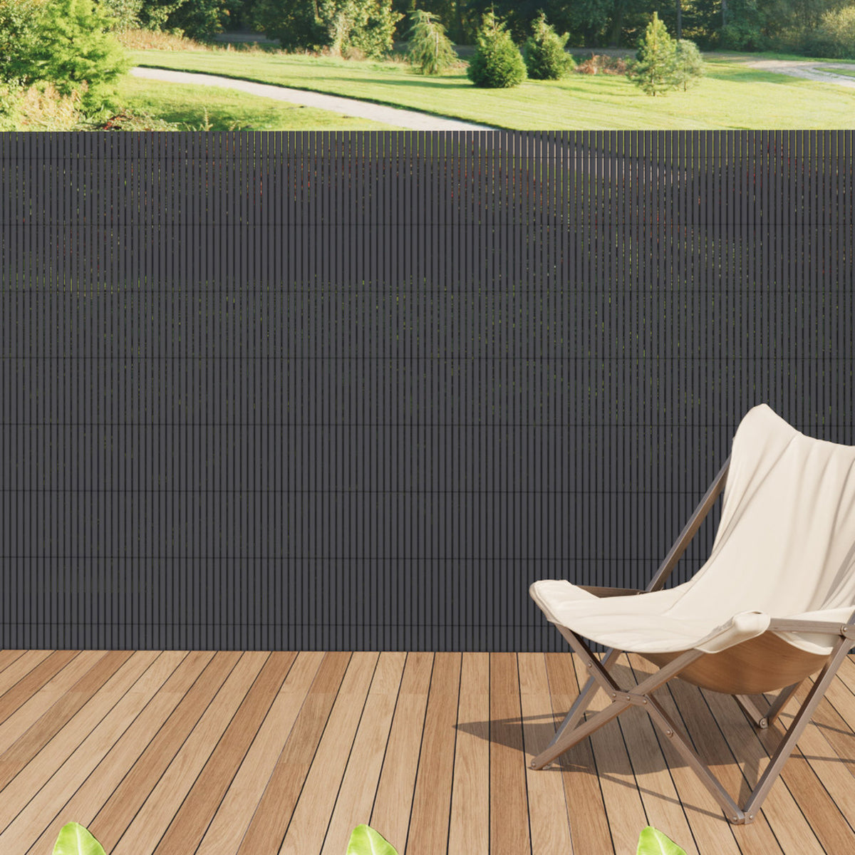 Sun-Blocked PVC Privacy Fence Panels 300 x 120cm