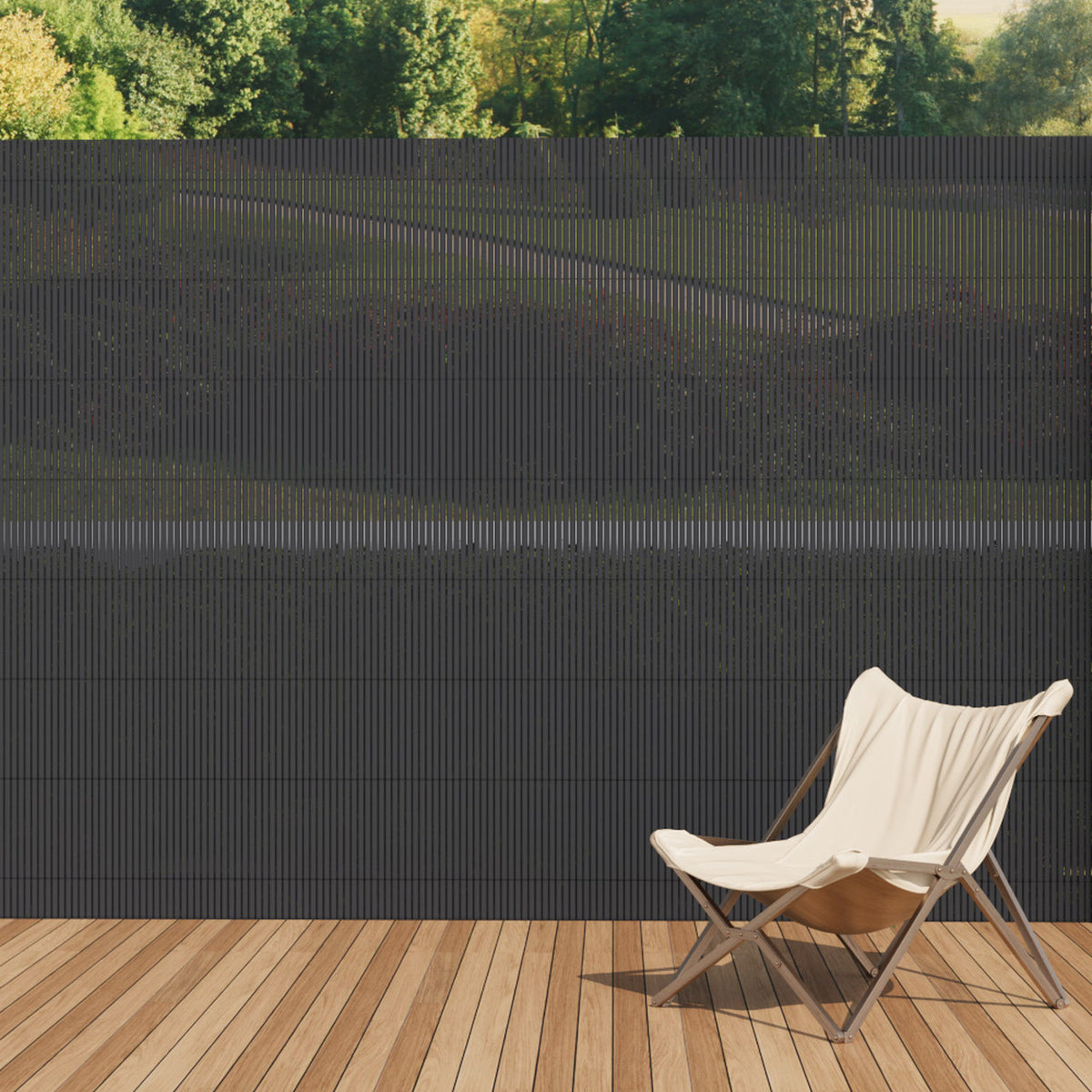 Sun-Blocked PVC Privacy Fence Panels 300 x 180cm