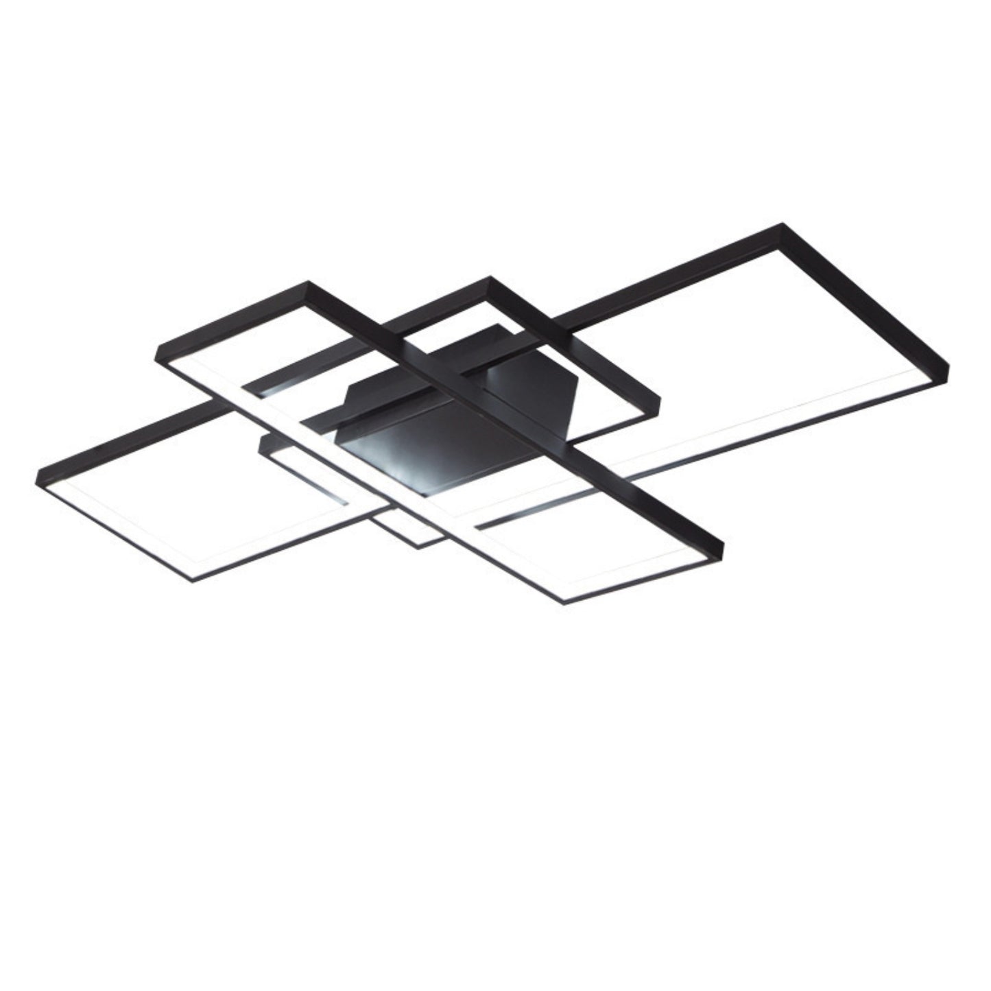 Semi-Flush LED Ceiling Light Stacked Rectangles