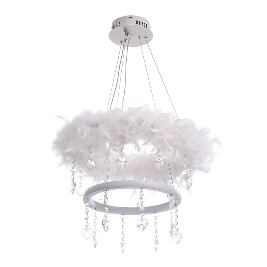Feather Light White LED Pendant 40W