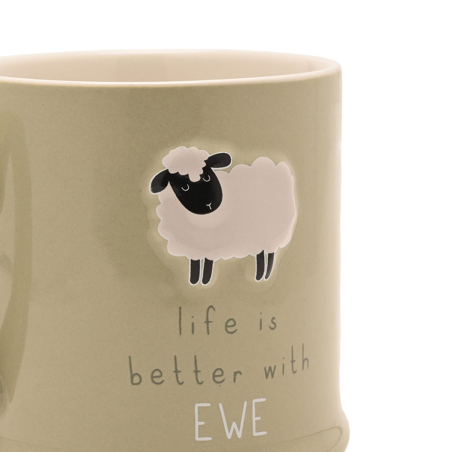It's Better With Ewe Embossed Mug