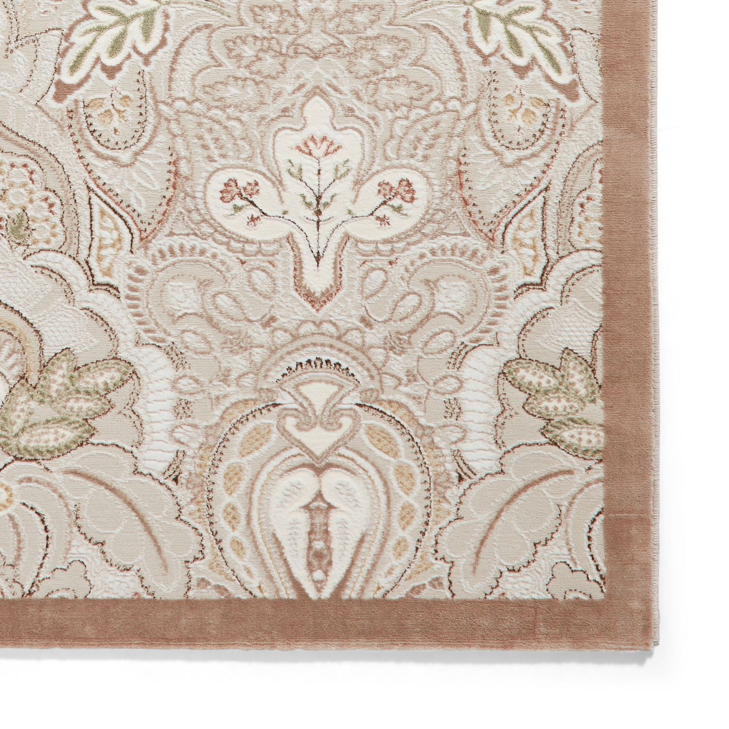 Laurence Llewelyn-Bowen Damask Bronze Rug