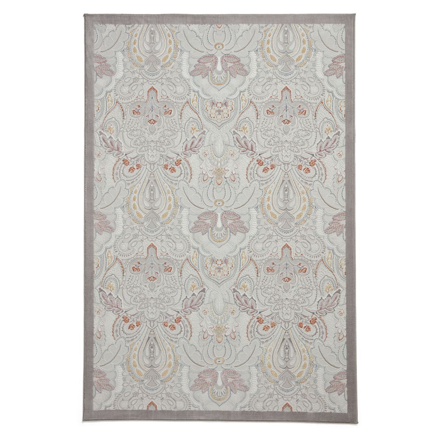 Laurence Llewelyn-Bowen Damask Pearl Rug