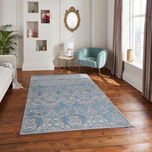 Laurence Llewelyn-Bowen Imperial Blue Rug