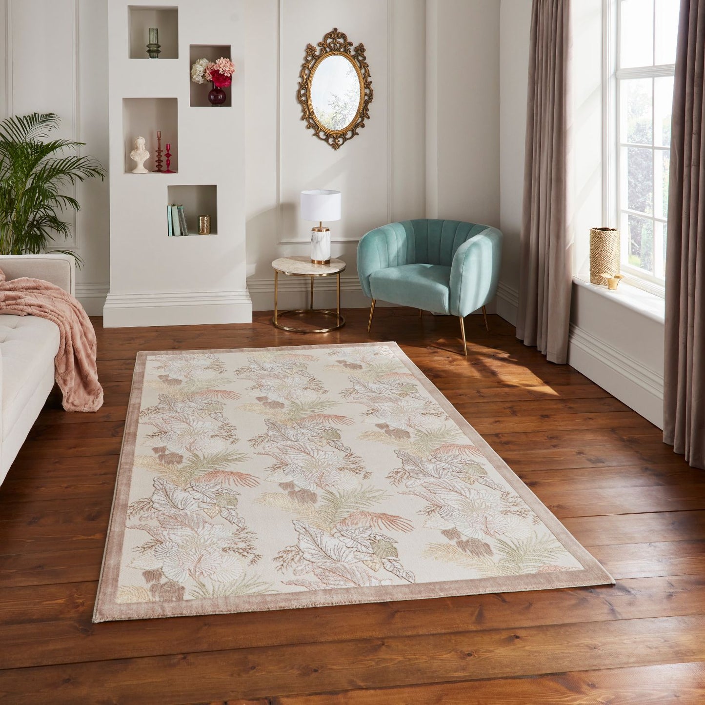 Laurence Llewelyn-Bowen Tropicana Bronze Rug