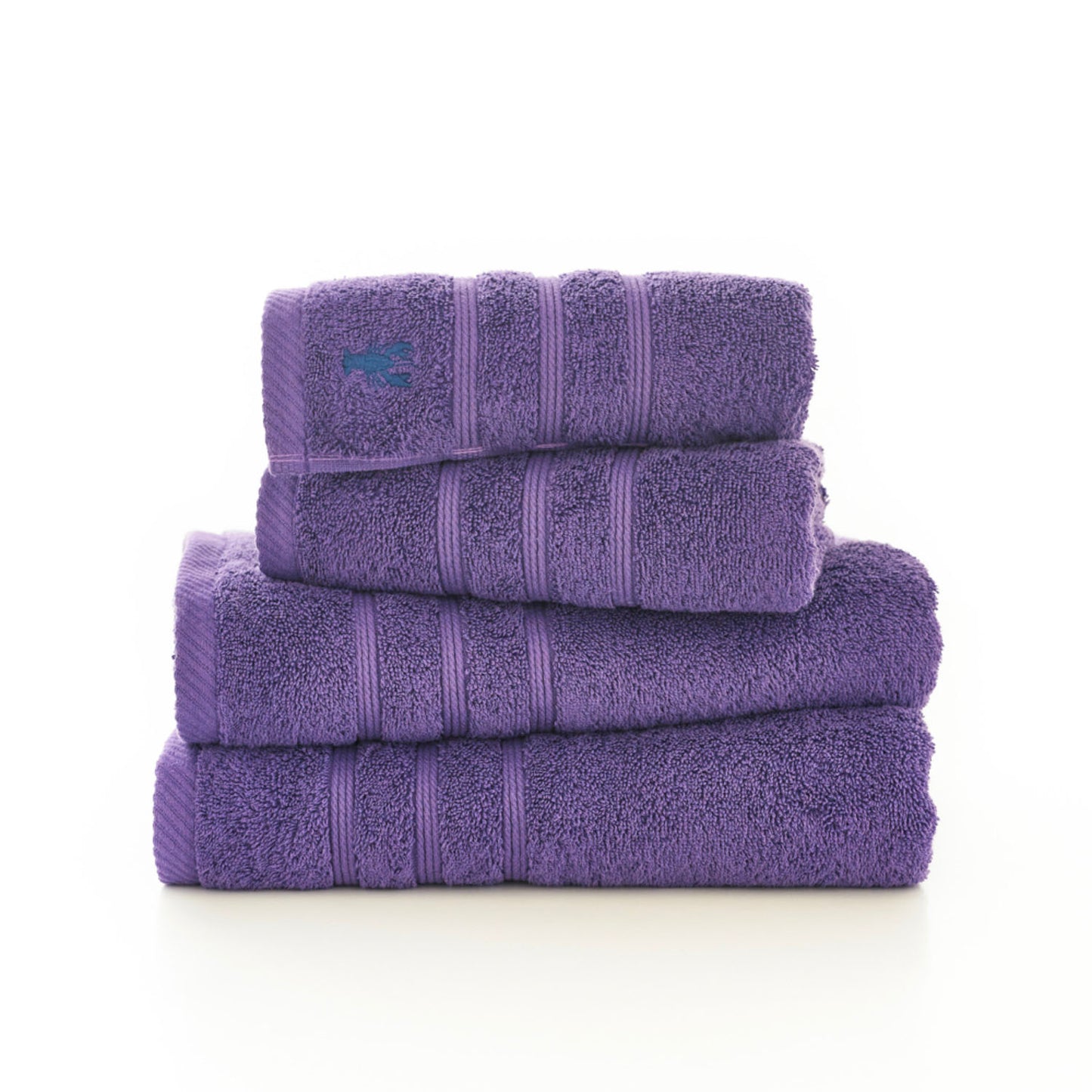 Lobster Creek Purple Kaleidoscope Towels