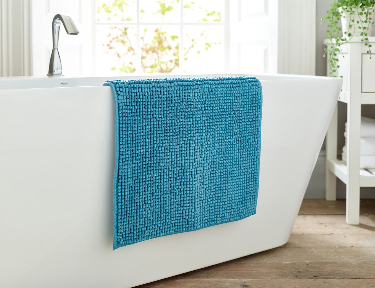 Lobster Creek Turquoise Kaleidoscope Noodle Bath Mat
