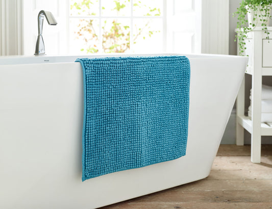 Lobster Creek Turquoise Kaleidoscope Noodle Bath Mat