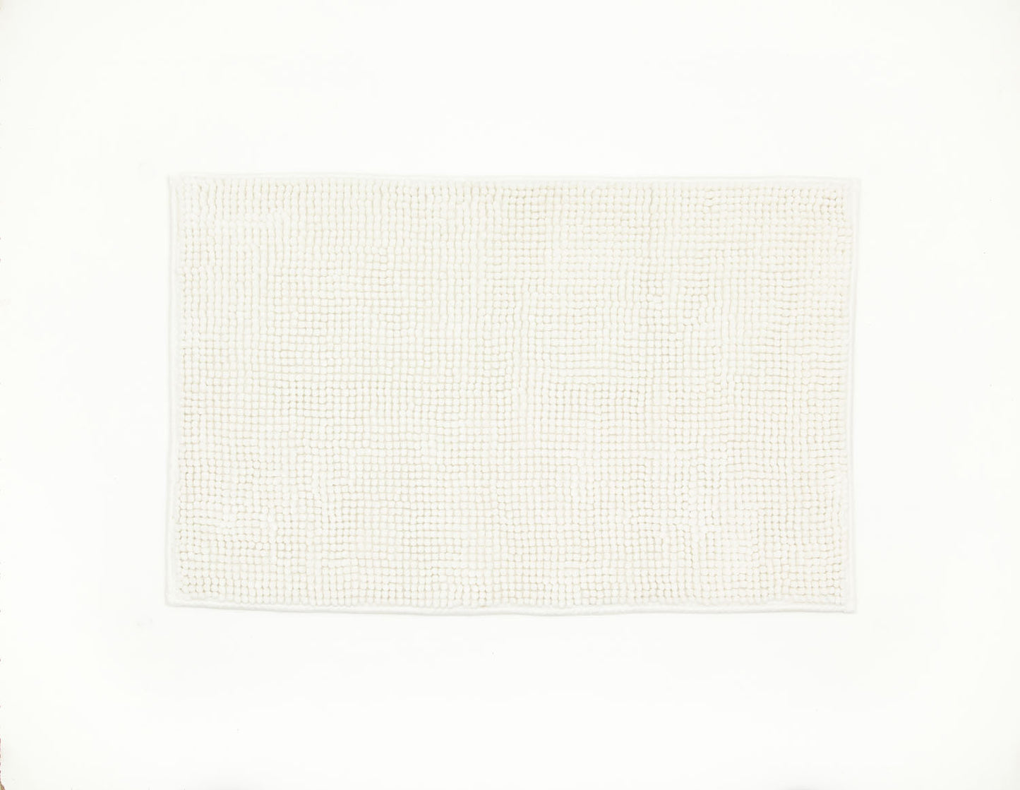 Lobster Creek Kaleidoscope White Noodle Bath Mat