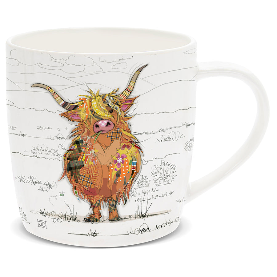 Highland Cow Hamish Bug Art Mug