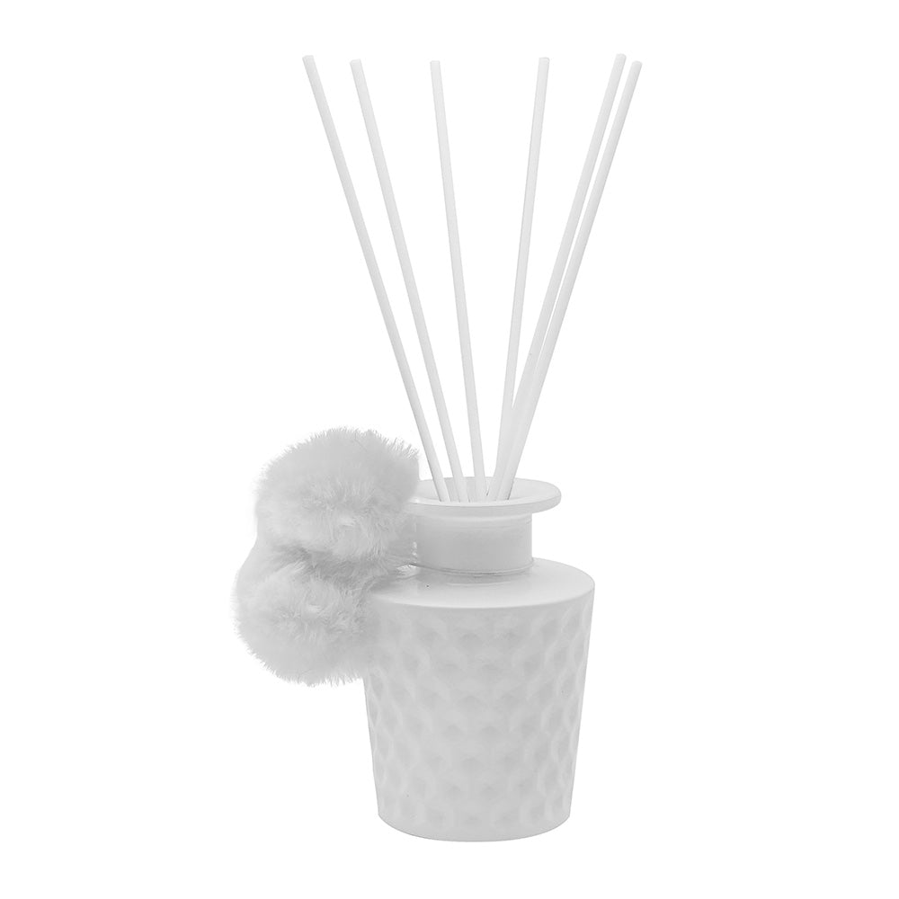 Fresh Linen White Pom Pom 100ml Reed Diffuser