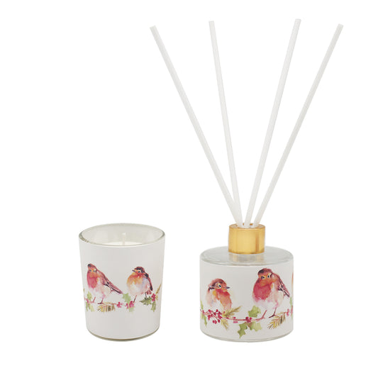 Winter Candle & Diffuser Set